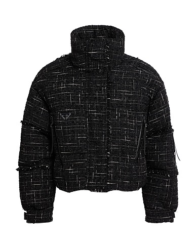 SHOREDITCH SKI CLUB Piumino Nero 100% Poliestere, Poliammide, Elastan
