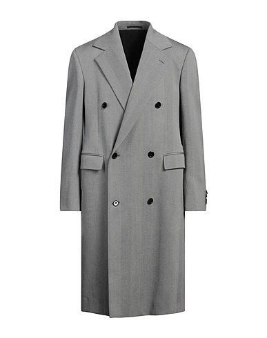 LARDINI Full-length jacket Black 100% Wool