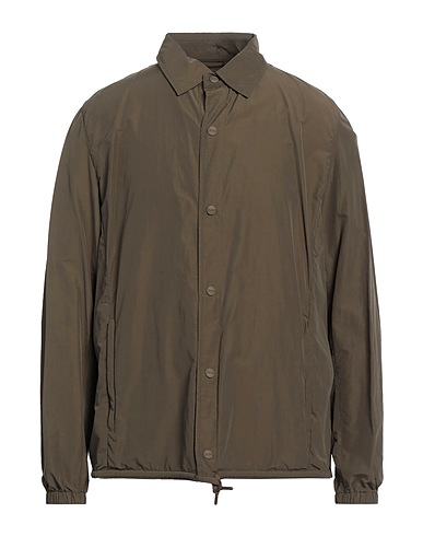 HERNO Jacket Military green 53% Polyamide, 47% Cotton
