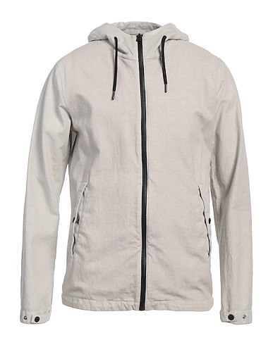 HERNO Jacket Light grey 100% Linen