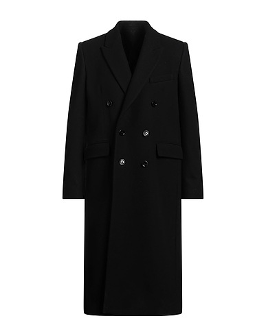 LARDINI Coat Black 80% Wool, 20% Polyamide