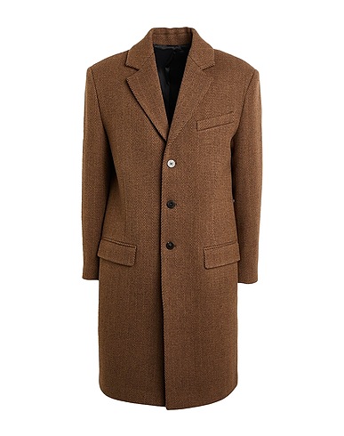 ERNEST W. BAKER Coat Brown 100% Virgin Wool