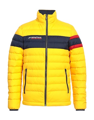 LA MARTINA Shell jacket Yellow 100% Polyamide