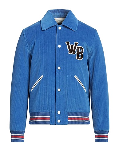 WALES BONNER Jacket Blue 100% Cotton