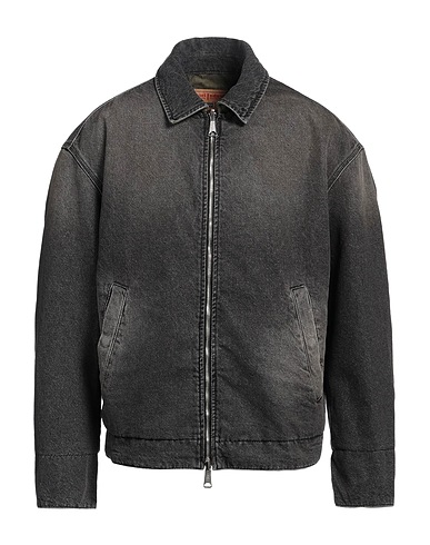 DIESEL Denim jacket Black 100% Cotton, Polyamide