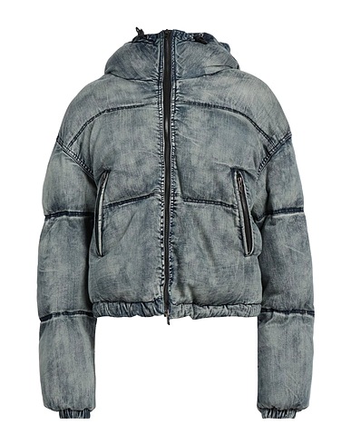 DIESEL Piumino Blu 66% Cotone, 26% Poliestere, 7% Viscosa, 1% Elastan
