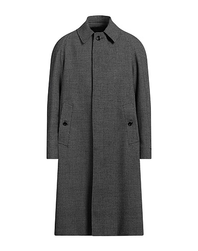 LARDINI Coat NERO 73% Wool, 27% Polyester
