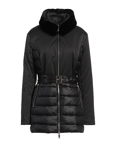 FRACOMINA Shell jacket Black 100% Polyester
