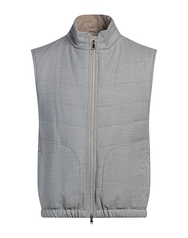 L.B.M. 1911 Weste Hellgrau 99% Schurwolle, 1% Elastan