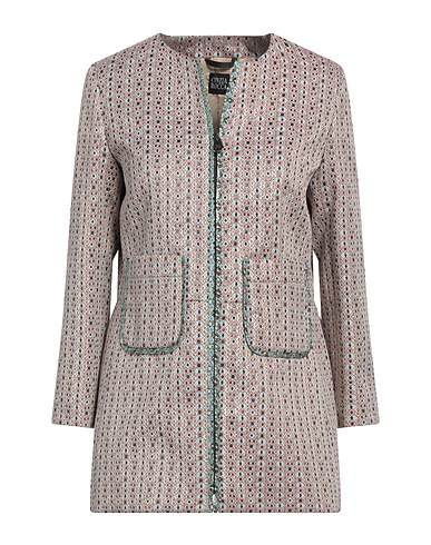 CINZIA ROCCA Jacket Pink 54% Cotton, 29% Polyester, 11% Acrylic, 5% Other Fibres, 1% Polyamide