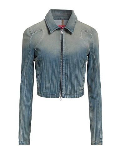DIESEL Denim jacket Blue 59% Cotton, 20% Viscose, 16% Polyester, 5% Elastane