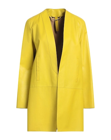 THE JACK AND JACKIE LEATHERS Full-length jacket Yellow Leather