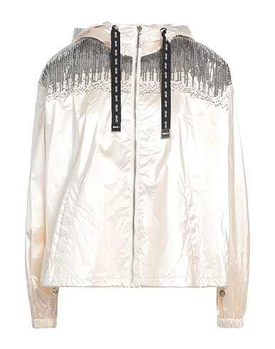LIU •JO Jacket Ivory 100% Polyamide, Polyester