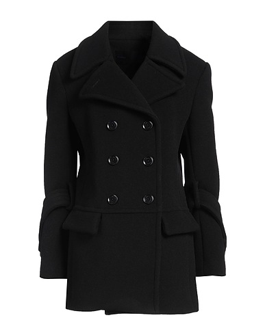 PROENZA SCHOULER Coat Black 75% Wool, 25% Polyamide