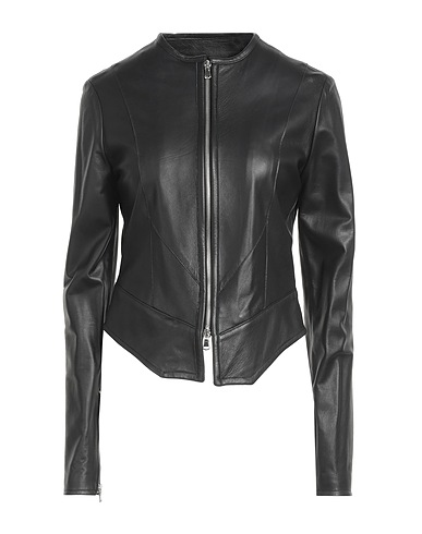 GIOCASTA Jacket Black Leather