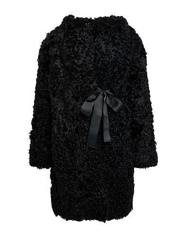 BOUTIQUE MOSCHINO Teddy Coat Black 100% Shearling