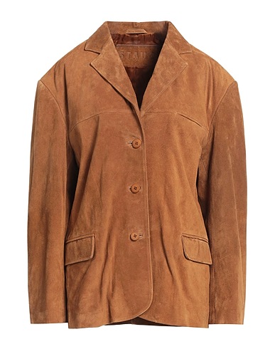 STAUD Jacket Camel 100% Lambskin