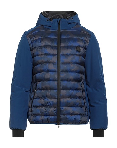 INVICTA Shell jacket Blue 95% Polyester, 5% Elastane, Polyamide