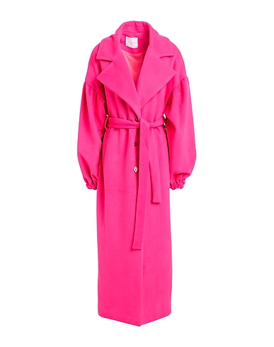 GAëLLE Paris Coat Fuchsia 92% Polyester, 8% Viscose