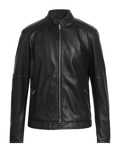 GIOCASTA Jacket Black Leather