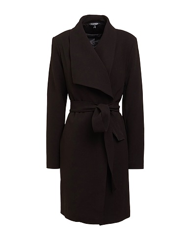LAUREN RALPH LAUREN Manteau long Noir 66% Polyester, 30% Rayonne, 4% Élasthanne