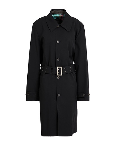 JOHN RICHMOND Full-length jacket Black 93% Polyamide, 7% Elastane