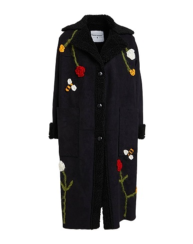 FRONT STREET 8 Teddy Coat Nero 100% Poliestere