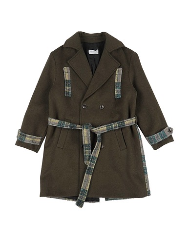MOOD_ONE Caban e doppio petto Verde militare 50% Lana, 50% Poliestere
