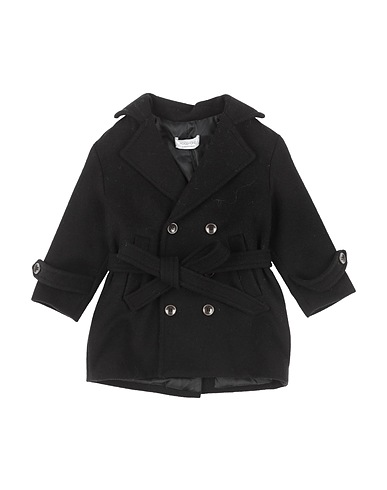 MOOD_ONE Coat Black 50% Polyester, 50% Wool