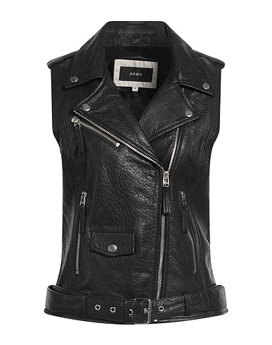 ARMA Vest Black 100% Sheepskin
