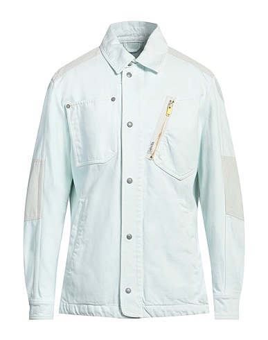 OBJECTS IV LIFE Denim jacket Turquoise 100% Cotton