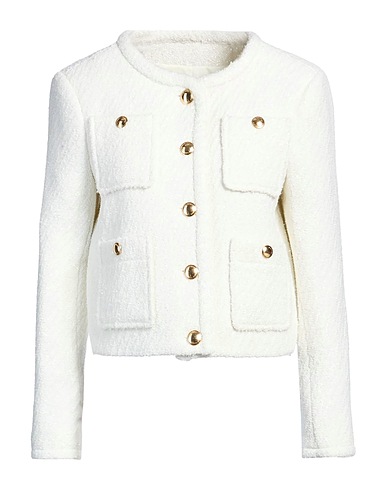 MICHAEL MICHAEL KORS Giubbotto Bianco 88% Poliestere, 12% Lana