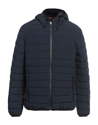 SUNS BOARDS Shell jacket Midnight blue 100% Polyester