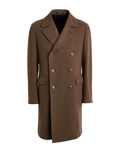 TAGLIATORE Coat Khaki 70% Virgin Wool, 20% Polyamide, 10% Cashmere