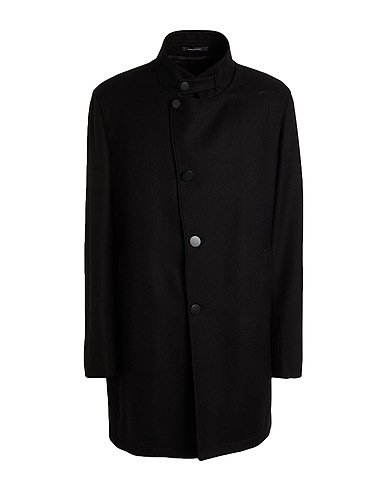 TAGLIATORE Coat Black 100% Virgin Wool
