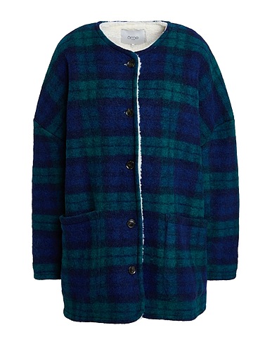ÂME ANTWERP Cappotto Verde petrolio 70% Lana Vergine, 30% Poliestere