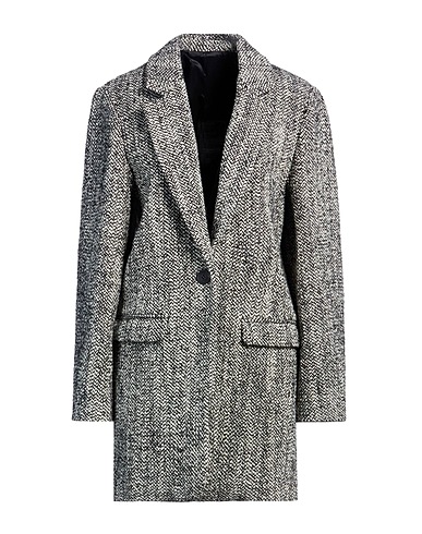 ISABEL MARANT Coat Black 85% Virgin Wool, 9% Polyester, 6% Acrylic