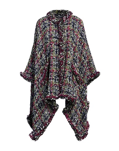 ETRO Cloak Charcoal 49% Wool, 26% Polyester, 15% Mohair wool, 7% Cotton, 3% Viscose
