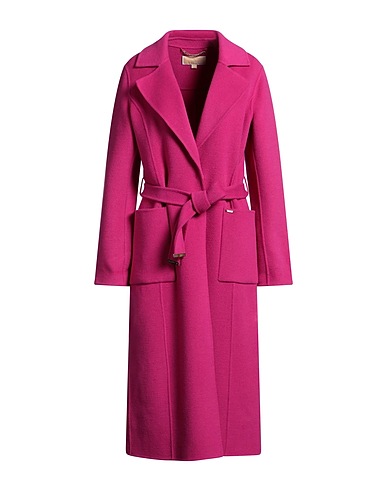 MICHAEL MICHAEL KORS Coat Fuchsia 80% Wool, 18% Polyester, 2% Other Fibres