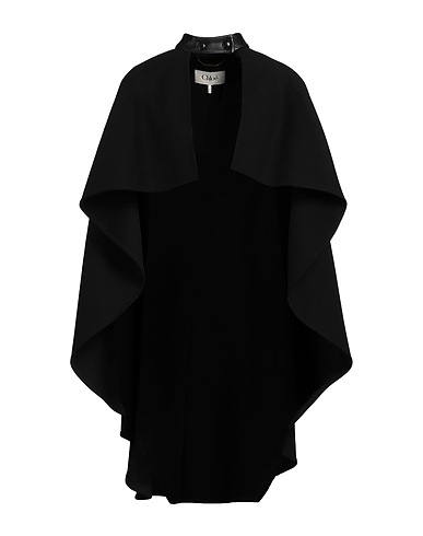 CHLOÉ Cape Black 62% Viscose, 38% Cotton, Lambskin