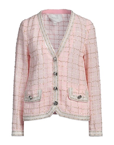 GIAMBATTISTA VALLI Jacket Pink 82% Polyamide, 12% Polyester, 6% Viscose, Silk