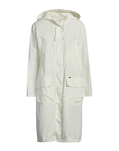 BALDININI Full-length jacket TREND Off white 54% Polyester, 46% Cotton