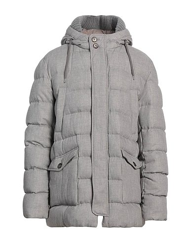 HERNO Shell jacket Grey 70% Viscose, 30% Virgin Wool