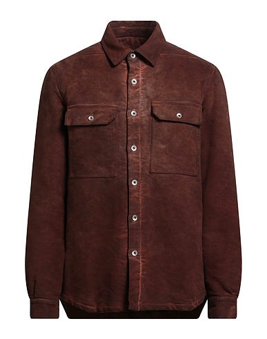 DRKSHDW by RICK OWENS Camicie Ruggine 100% Cotone