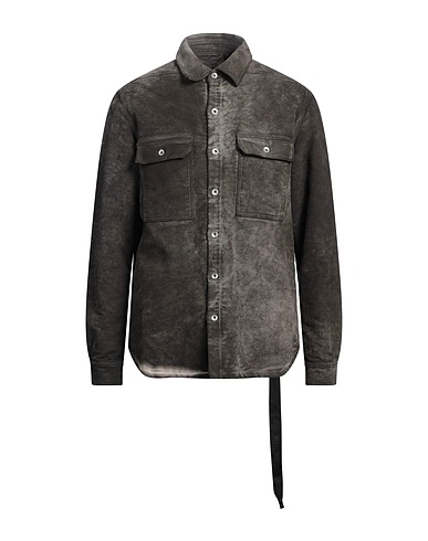 DRKSHDW by RICK OWENS Camicie Piombo 100% Cotone