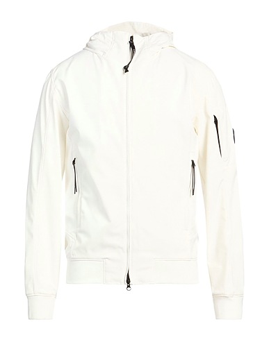 C.P. COMPANY Jacke Weiß 98% Polyester, 2% Elastan