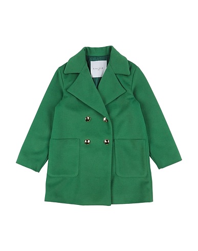 GAëLLE Paris Coat Green 92% Polyester, 8% Viscose