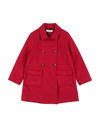 VICOLO Coat GIRL Garnet 91% Polyester, 9% Viscose