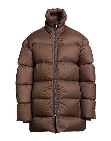 RICK OWENS Shell jacket Chocolate brown 100% Polyamide