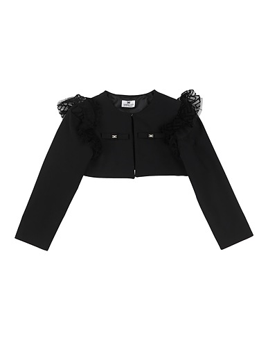 ELISABETTA FRANCHI Jacke Schwarz 86% Polyamid, 14% Elastan
